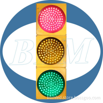 Yellow Housing LED Traffic Light